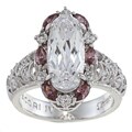 Tacori IV Cubic Zirconia Epiphany Oval Elongated Ring