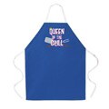 Attitude Aprons 'Queen of the Grill' Blue Apron