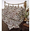 Scent Sation Wildlife Brown Zebra King-size Sheet Set