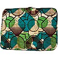 Wax Print Geometric Flower Laptop Case (Rwanda)