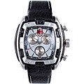 Chronotech Men's Grey and Black Chronograph Watch