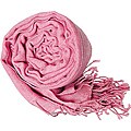Peach Courture Baby Pink Wool Shawl