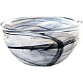 Arda Allure Alabaster Black/ White Nut Bowls (Set of 4)
