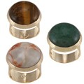 New! Amrita Singh Hammered Round Semi-precious Ring