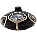 Black and White 'Fireworks' Vase (Peru)
