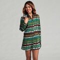 Tommy Bahama Women's Green/ Brown Swim Cover-up