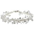 Tacori Bridal Evening Sterling Silver White Topaz and Crystal Bracelet