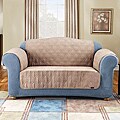 Sure Fit Soft Suede Loveseat Pet Throw