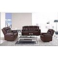 Taurus Bonded Leather 3-piece Reclining Sofa Set
