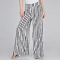 Sharagano Women's Striped Palazzo Pants