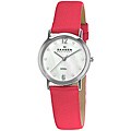Skagen Women's Mother of Pearl Pink Strap Watch