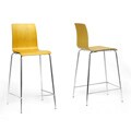 Dunlap Molded Plywood Stackable Modern Bar Stool (Set of 2)