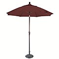 Lauren & Co 9-foot Terracotta Fiberglass Umbrella with Collar Tilt with 50-pound Stand
