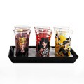 American Atelier 'Working Girls' Shot Glasses and Black Tray Set