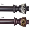 Scroll 165-215-inch Adjustable Curtain Rod Set