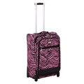 Nicole Miller 'Wild Zebra' 28-inch Expandable Spinner Upright