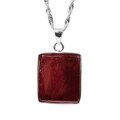 De Buman Sterling Silver Ruby Necklace