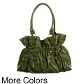 Valencia Shopper Buckle Detail Tote Bag
