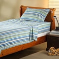 Expressions Microfiber Stripe Children's Twin XL Sheet Set