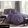 Madison Park Melrose Plum 4-piece Queen-size Comforter Set