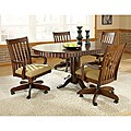Bernards Chesterfield Cherry Oval Dining Set