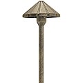Paradise Antique Gold Finish Garden Lighting (Set of 3)