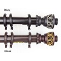 Scroll 66- to 120-inch Traverse Rod with Rings