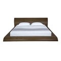 Waverly Modern Walnut Finish King-size Bed