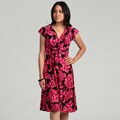 Evan Picone Women's Pink Floral Dress