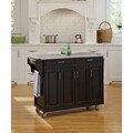 Home Styles 'Create-a-Cart' Black Finish Salt and Pepper Granite Top Cart