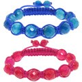 Eternally Haute Faceted Agate 10-mm Macrame Bracelet