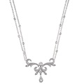 18k White Gold 1ct TDW Diamond Estate Necklace (H-I, SI1-SI2)