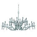 Swan 27-light Satin Nickel Chandelier