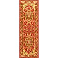 Hand-tufted Royal Serapi Red Wool Runner (2'7 x 8')