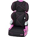 Evenflo AMP High Back Booster Car Seat in Pink Angles