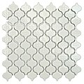 SomerTile Mini White Porcelain Mosaic Tile (Pack of 10)