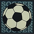 Tufted Soccer Rug (3' x 3')