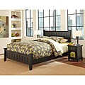 Home Styles Arts & Crafts Black Queen Bed and Night Stand