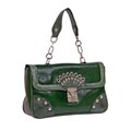 Rina Rich 'The Betty' Green Faux Leather Satchel