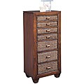 Home Styles Cabana Banana Cocoa Lingerie and Jewelry Chest