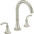 Moen TS963BN ICON Two-Handle High Arc Brushed Nickel Roman Tub Faucet