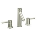 Moen T6110BN Level 2-handle High Arc Brushed Nickel Bathroom Faucet