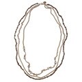 Jessica Simpson Goldtone Rhinestone Antiqued Necklace