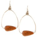 New! Jessica Simpson Antique Goldtone Dangle Earrings