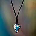 Carved Tagua Heart Pendant (Colombia)