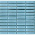 Lush 11.5x11.5-in. 'Breaker' 1/2x2-in. Glass Tiles (Pack of 10)