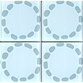Lush Henry Road 12x12-inch 'Circles' 6-inch Glass Tiles