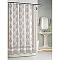 Roman Taupe Medallion Shower Curtain