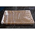 Hand-Carved Alabaster Serving Tray (Egypt)