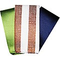 Dmitry Men's Italian Silk Pocket Squares (Pack of 3)